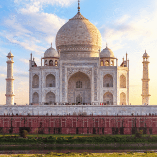 Explore the UNESCO World Heritage site -Taj Mahal, in Agra, India.